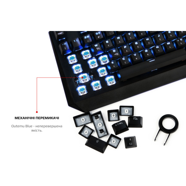 Клавиатура Motospeed CK95 Outemu Blue Black (mtck95mb)