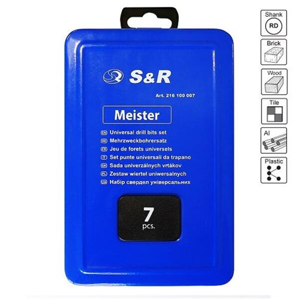 Набір свердл S&amp;R 7шт (216100007)
