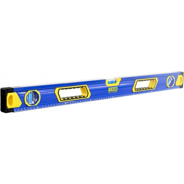 Рівень S&R 800 мм, 3 капсули, магнітний (423034080)