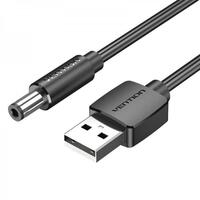 Кабель Vention USB - DC (M/M), 5.5 мм, 1 м, Black (CEYBF)