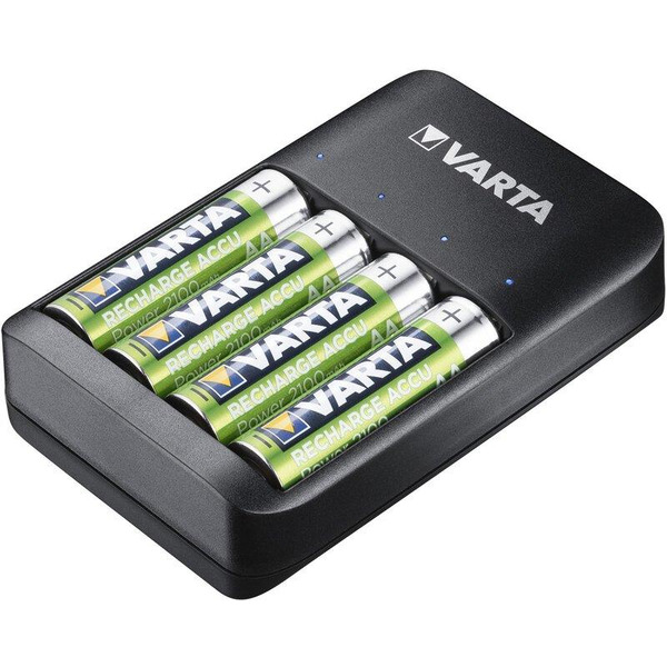 Зарядное устройство Varta Value USB Quattro Charger+4xAA 2100mAh (57652)