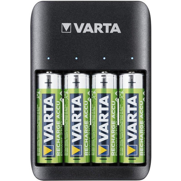 Зарядное устройство Varta Value USB Quattro Charger+4xAA 2100mAh (57652)