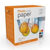 Фотобумага ColorWay глянцевая 200г/м2 10x15см 500 л. (PG2005004R)