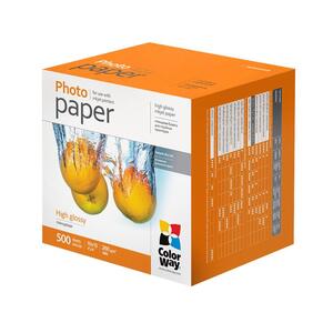 Фотобумага ColorWay глянцевая 260г/м2 10х15см 500 л. (PG2605004R)