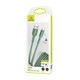 Кабель Usams US-SJ460 USB - USB Type-C (M/M), 1.2 м, Green (SJ460USB02)