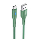 Кабель Usams US-SJ460 USB - USB Type-C (M/M), 1.2 м, Green (SJ460USB02)