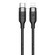 Кабель Usams US-SJ350 USB Type-C - Lightning (M/M), 1.2 м, Black (SJ350USB01)