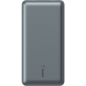 Внешний аккумулятор (Power Bank) Belkin 10000мА·ч, 15Вт, 2хUSB-A/USB-C, серый