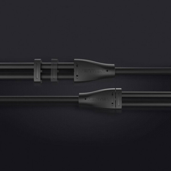 Кабель Vention Audio 3.5 mm M - 2х3.5 mm F, 0.3 m, Black (BBSBY)