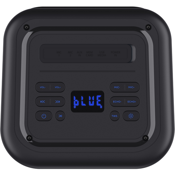 Портативна акустична система Trust Azura 50Вт, 1.0, ВТ 5.2, TWS, MP3, IPX4, RGB, Чорний