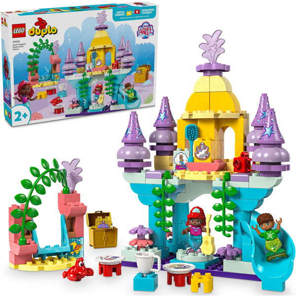 Конструктор LEGO DUPLO Disney Очаровательный подводный дворец Ариэль 10435