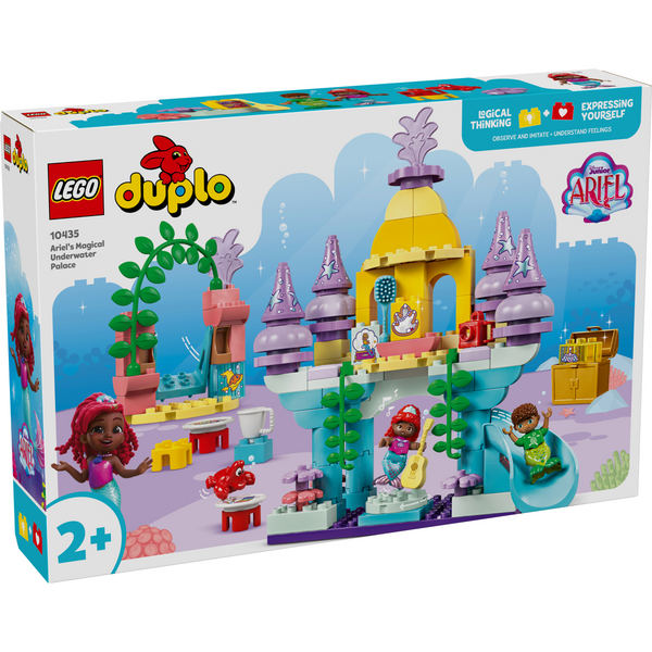 Конструктор LEGO DUPLO Disney Очаровательный подводный дворец Ариэль 10435