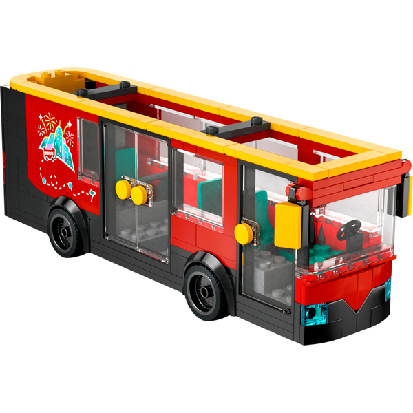 Конструктор LEGO 60407 City Червоний двоповерховий екскурсійний автобус