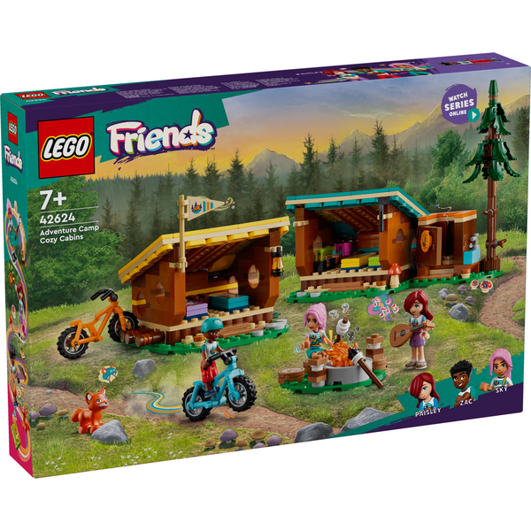 Конструктор LEGO Friends Затишні будиночки у пригодницькому таборі 42624