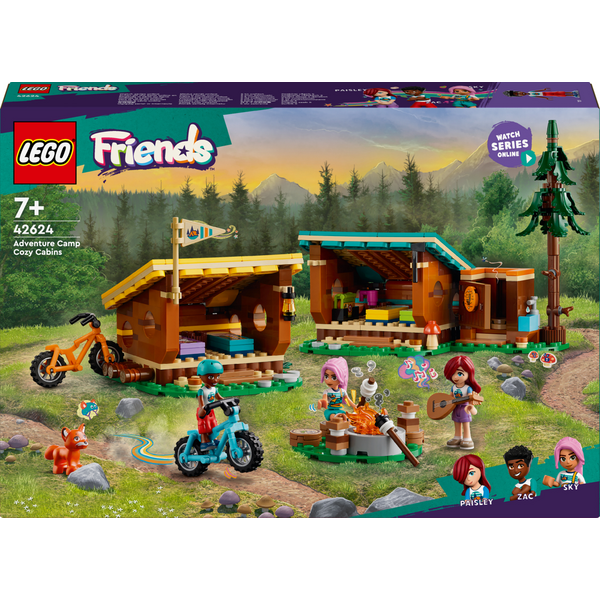 Конструктор LEGO Friends Затишні будиночки у пригодницькому таборі 42624