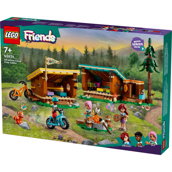 Конструктор LEGO Friends Затишні будиночки у пригодницькому таборі 42624