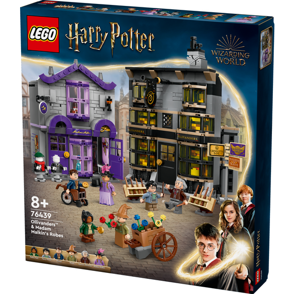 Конструктор LEGO 76439 Harry Potter Магазини Олівандера та мантій від Мадам Малкін