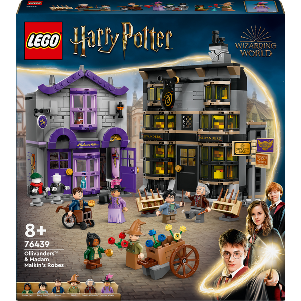 Конструктор LEGO 76439 Harry Potter Магазини Олівандера та мантій від Мадам Малкін
