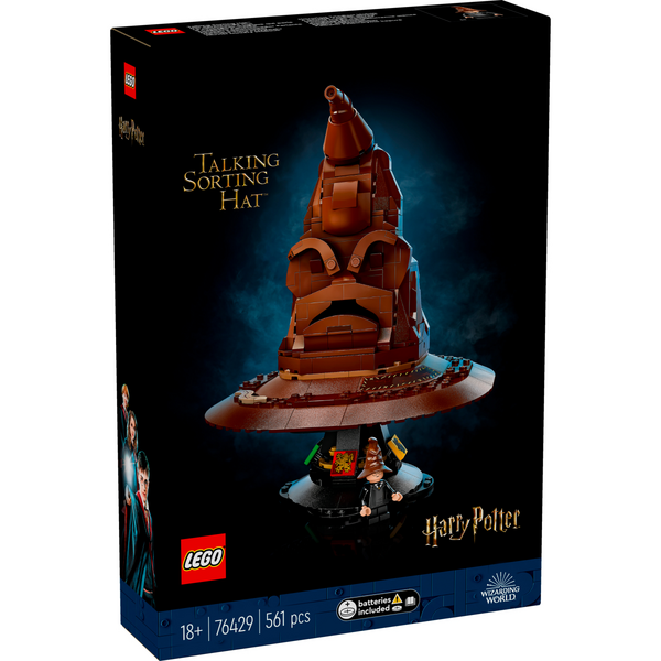 Конструктор LEGO Harry Potter Балакучий сортувальний капелюх 561 деталь (76429)