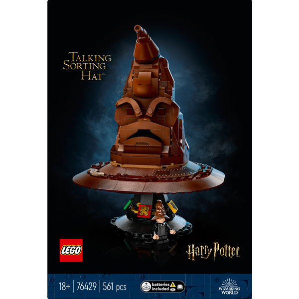 Конструктор LEGO Harry Potter Балакучий сортувальний капелюх 561 деталь (76429)