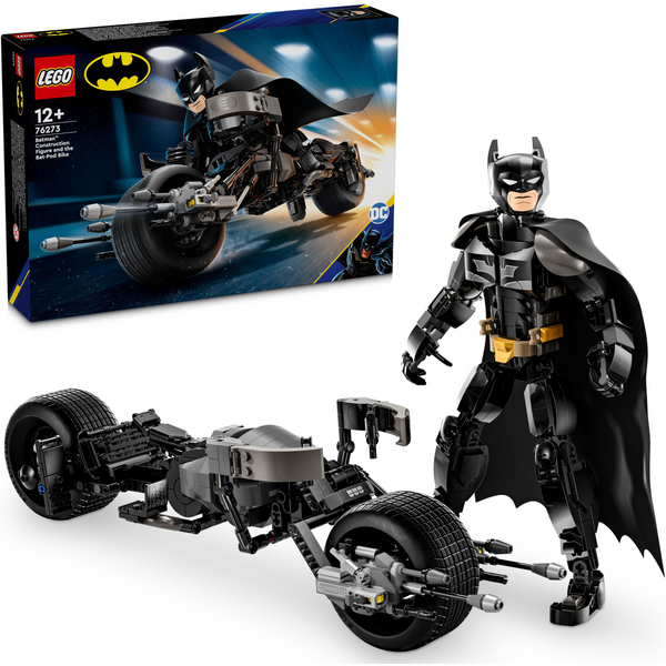 Конструктор LEGO Batman Фігурка Бетмена для складання та бетцикл 76273