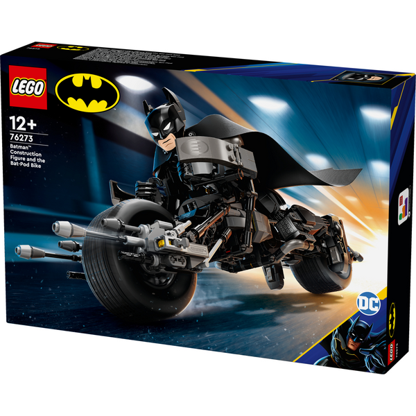 Конструктор LEGO Batman Фігурка Бетмена для складання та бетцикл 76273