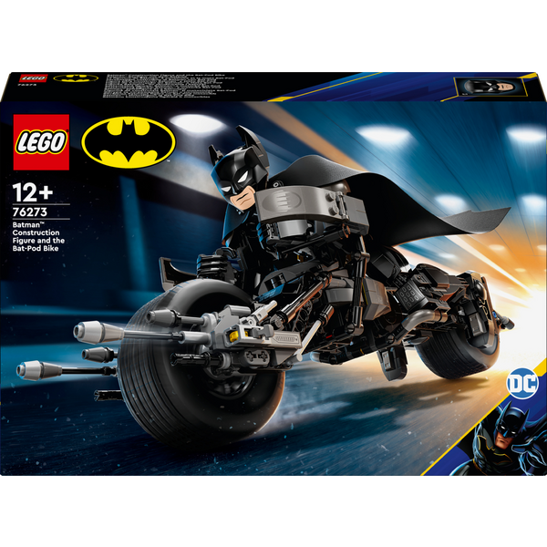 Конструктор LEGO Batman Фігурка Бетмена для складання та бетцикл 76273