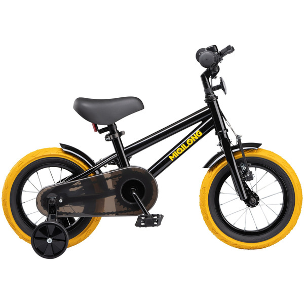 Дитячий велосипед ST Чорний 12` ATW-ST12-BLACK