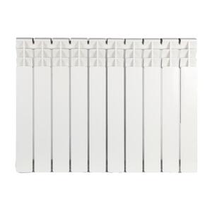 Радіатор біметалевий AAA 500/80 10 секцій 556х76х78мм бокове підкл. 1800 Вт білий