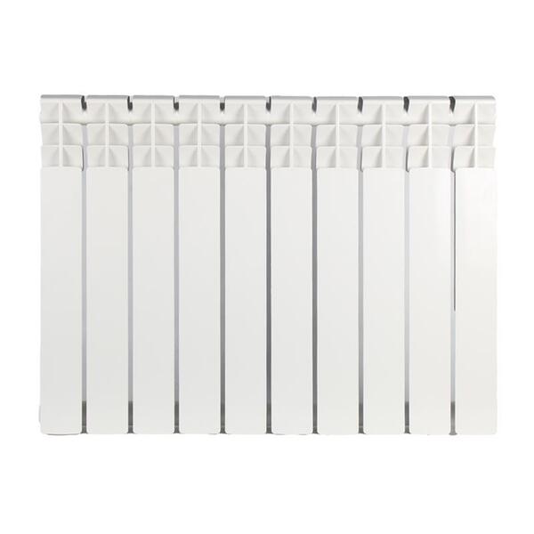 Радіатор біметалевий AAA 500/80 10 секцій 556х76х78мм бокове підкл. 1800 Вт білий