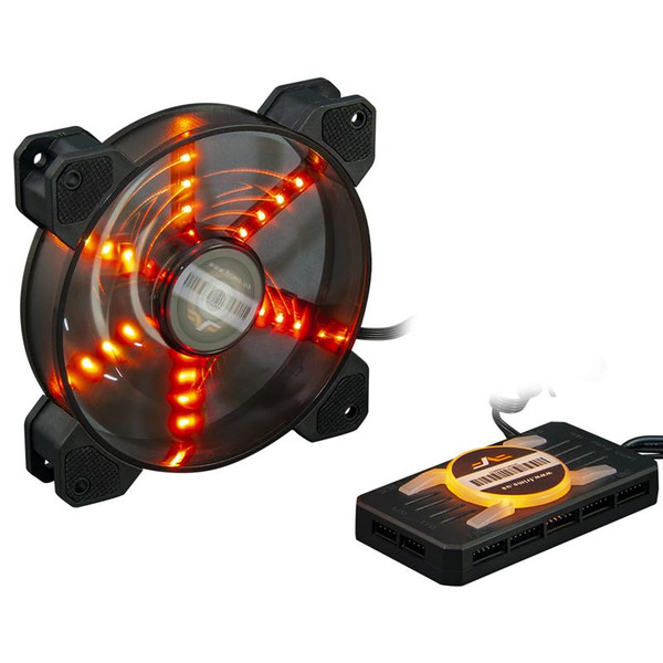 Набор Frime RGB-вентиляторов + Fun hub + ДУ Frime Iris Flicker KIT (IRISFLICKERKIT)