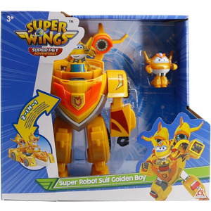 Ігровий набір Super Wings Super Robot Suit Золотий Хлопчик (Golden Boy)