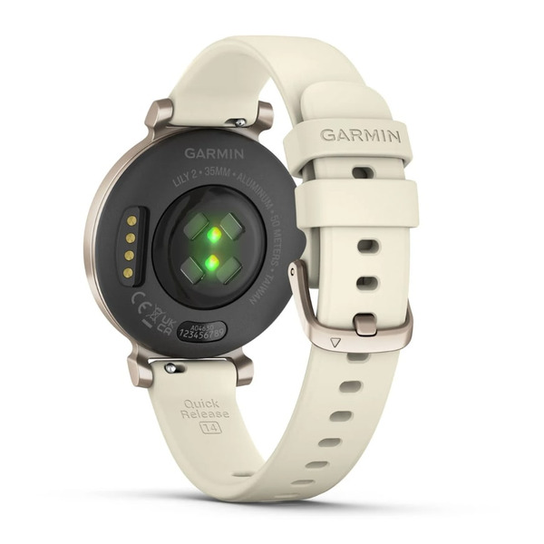 Смарт-часы Garmin Lily 2 Cream Gold with Coconut Silicone Band (010-02839-20)