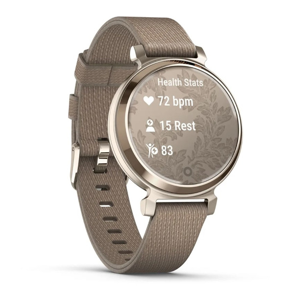 Смарт-часы Garmin Lily 2 Cream Gold with Coffee Nylon Band (010-02839-62)