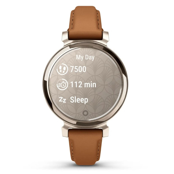 Смарт-часы Garmin Lily 2 Cream Gold with Tan Leather Band (010-02839-60)