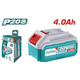 Акс.інстр TOTAL TFBLI20021 Li-ion акумулятор для шуруповертів 20В, 4А