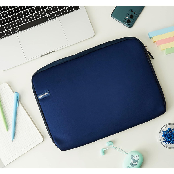 Чохол для ноутбука Amazon Basics Sleeve 13.3" Navy Blue