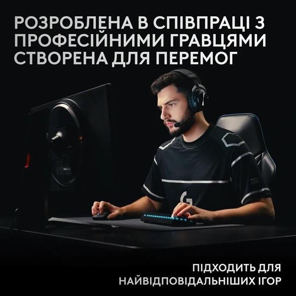 Клавиатура беспроводная Logitech G PRO X 60 TKL GX Optical Black Tactile (920-011911)