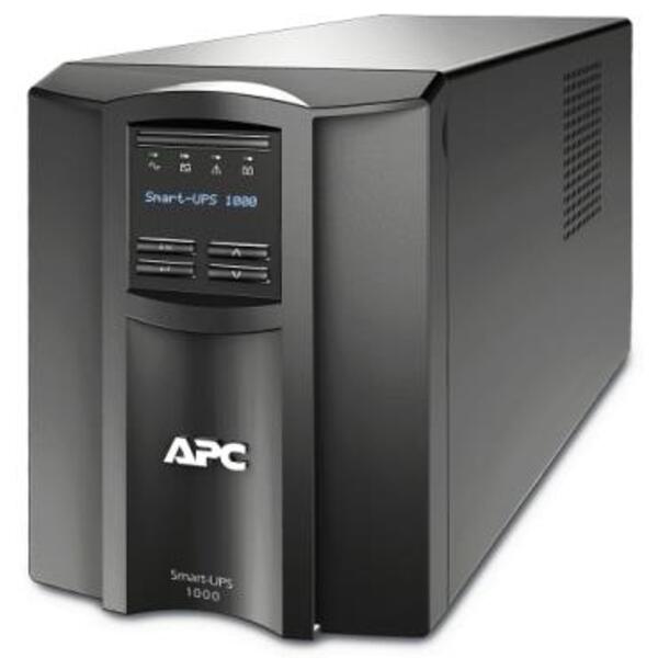 Лінійно-інтерактивний ДБЖ APC Smart-UPS 1000VA 230V LCD IEC w/SmartConnect (SMT1000IC)