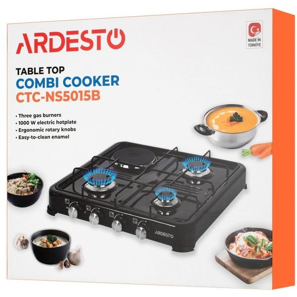 Настільна плита комбінована Ardesto CTC-NS5015B