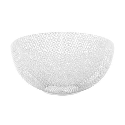 Кошик Ardesto Midori 25х25х12см, метал, білий (AR0902W)