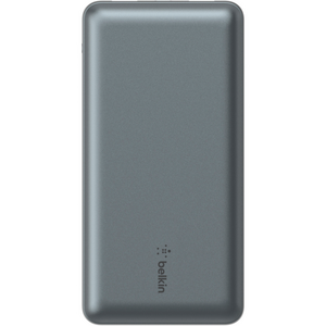 Внешний аккумулятор (Power Bank) Belkin 20000мА·ч, 15Вт, 2хUSB-A/USB-C, серый
