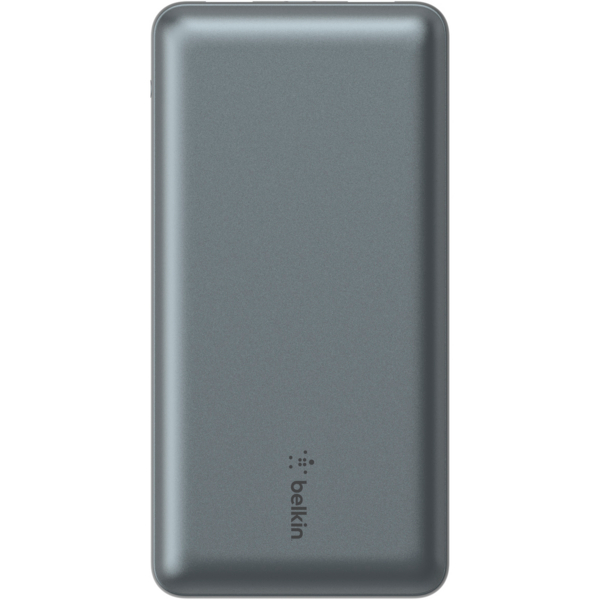 Внешний аккумулятор (Power Bank) Belkin 20000мА·ч, 15Вт, 2хUSB-A/USB-C, серый