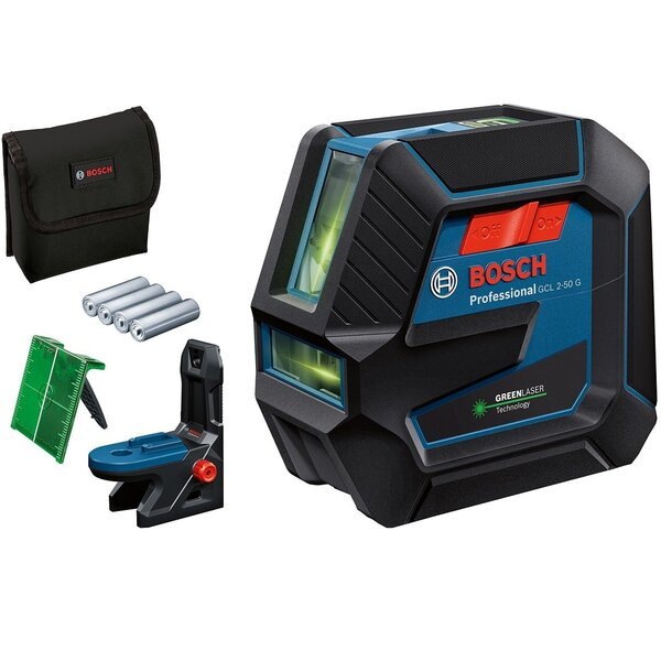 Лазерний нівелір Bosch Professional GCL 2-50 G з тримачем RM 10 (0.601.066.M00)