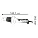 Фен строительный Bosch GHG 20-60 2000Вт 50-630°C 150-500л·мин 0.89кг