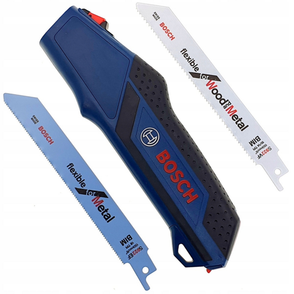 Рукоятка-тримач для шабельних полотен Bosch з 2 полотнами (2.608.000.495)