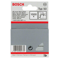 Скобі 12мм ТИП 53, 1000 шт Bosch (1.609.200.367)