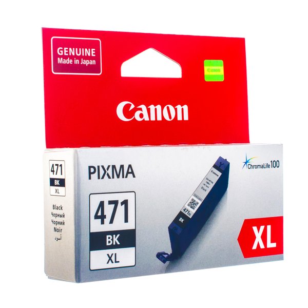 Картридж струменевий CANON CLI-471Bk XL PIXMA MG5740/MG6840 Black (0346C001)