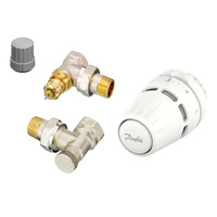 Комплект термостатичний Danfoss Regus RA + RA-FN + RLV-S, 1/2", кутовий