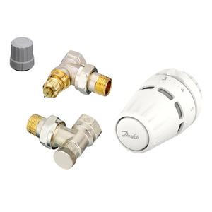 Комплект термостатический Danfoss Regus RA+RA-FN+RLV-S, 1/2", угловой